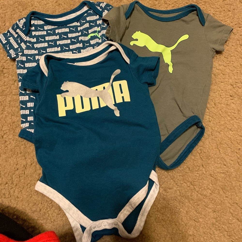 Puma 3pc baby body suit